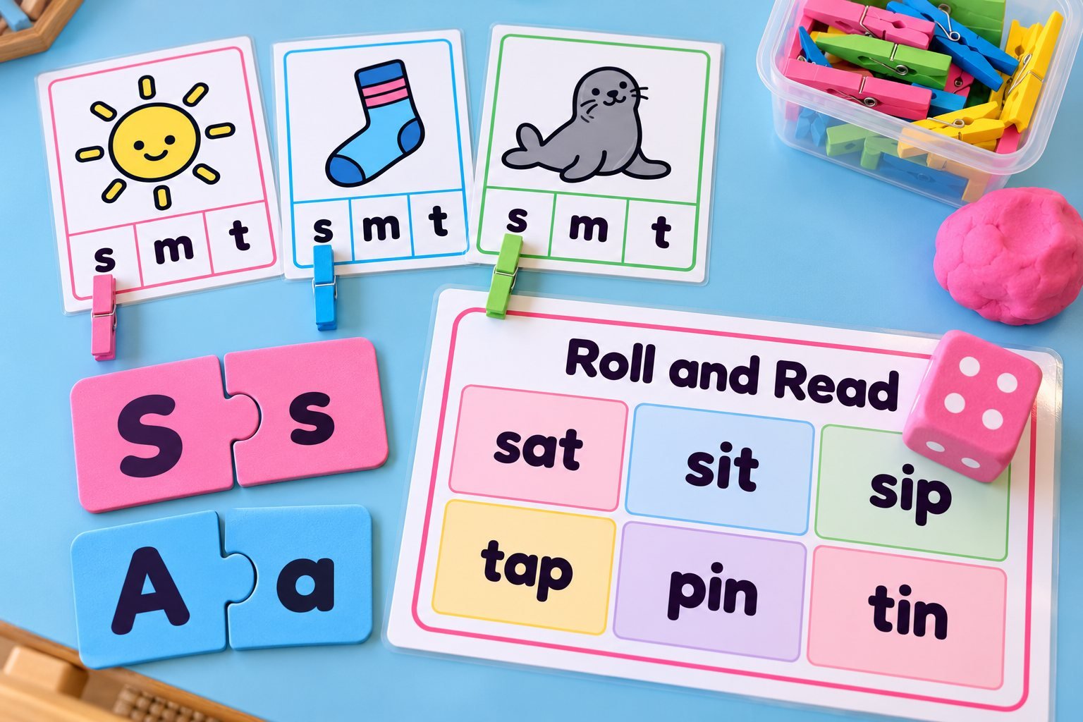 Hands-on alphabet centers